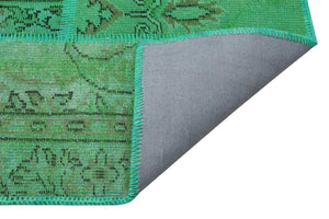 Apex Patchwork Unique Green 35873 161 x 233 cm