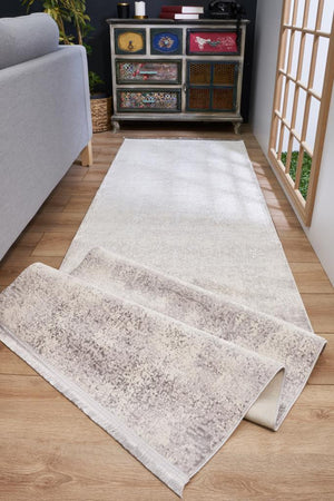 Apex Riena 1111 White Decorative Carpet
