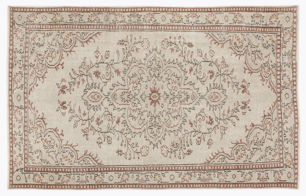 Apex Vintage Carpet Beige 7301 164 x 262 cm
