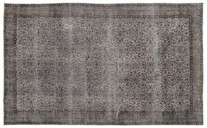 Apex Vintage Carpet Gray 12407 185 x 300 cm