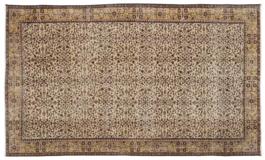 Apex Vintage Carpet Brown 9602 165 x 276 cm