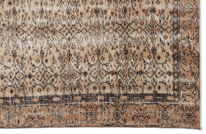 Apex Vintage Carpet Brown 9804 175 x 293 cm