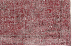 Apex Vintage Carpet Red 10481 165 x 306 cm