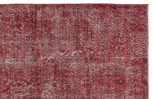 Apex Vintage Carpet Red 10788 153 x 325 cm