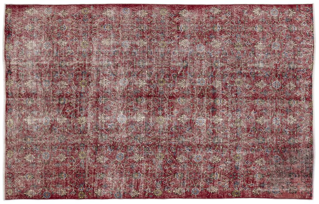 Apex Vintage Carpet Red 14017 175 x 268 cm