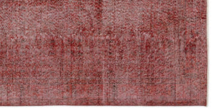 Apex Vintage Carpet Red 14040 151 x 302 cm