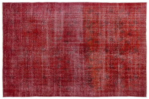 Apex Vintage Carpet Red 16327 195 x 299 cm