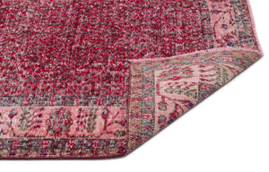Apex Vintage Carpet Red 19408 170 x 303 cm