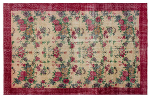 Apex Vintage Carpet Red 19884 156 x 241 cm