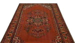 Apex Vintage Carpet Red 26908 187 x 291 cm