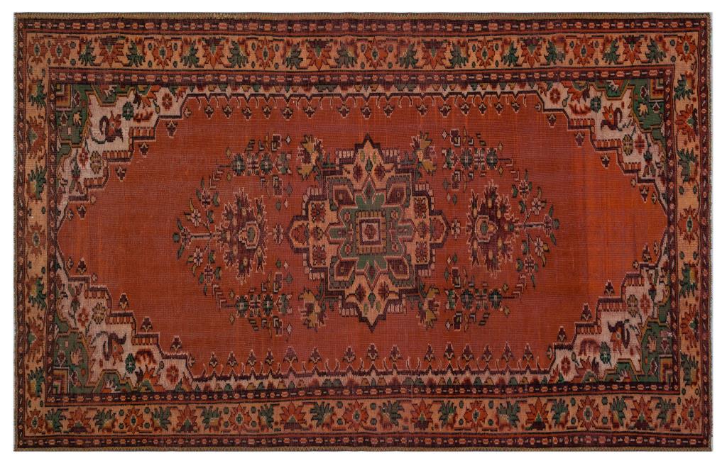 Apex Vintage Carpet Red 26908 187 x 291 cm