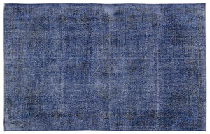 Apex Vintage Carpet Blue 10443 190 x 302 cm