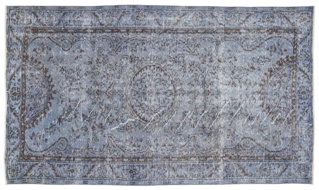 Apex Vintage Carpet Blue 10627 160 x 268 cm