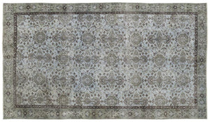 Apex Vintage Carpet Blue 13772 162 x 290 cm
