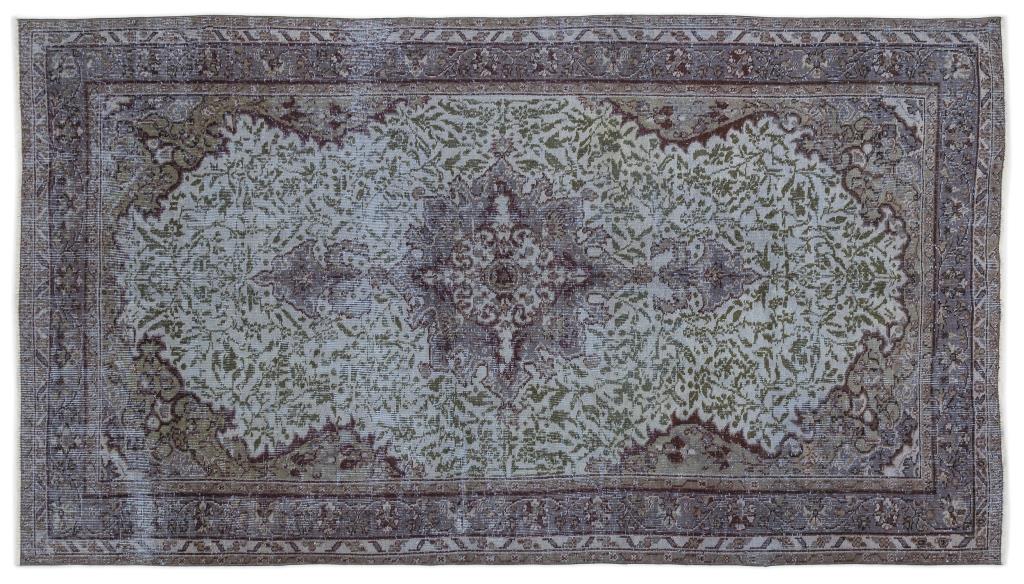 Apex Vintage Carpet Blue 13850 158 x 286 cm