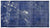 Apex Vintage Carpet Blue 14693 157 x 292 cm