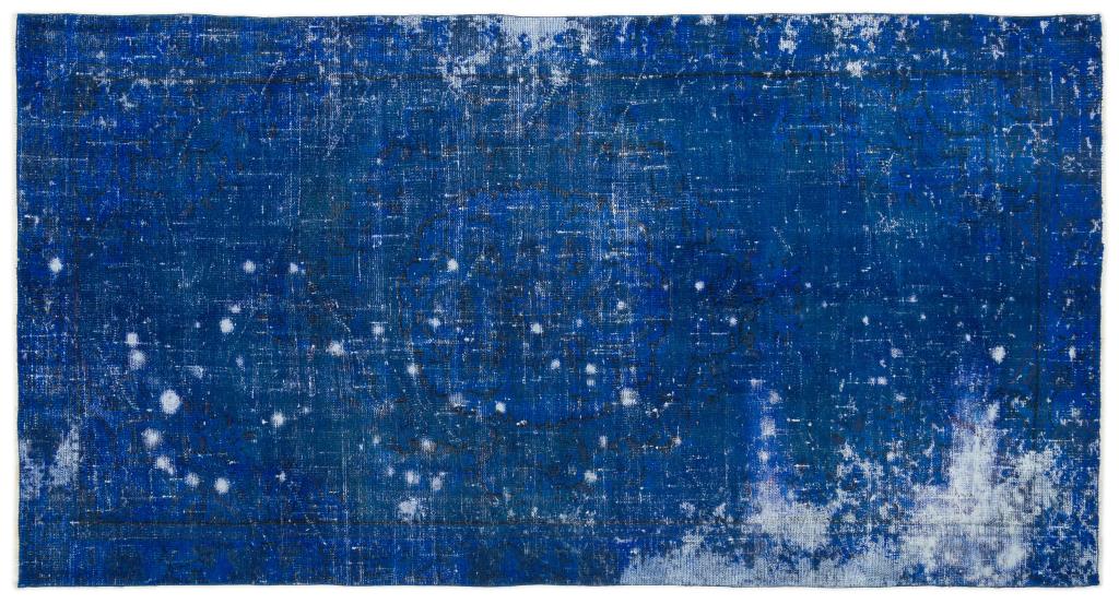 Apex Vintage Carpet Blue 17061 144 x 271 cm