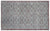 Apex Vintage Carpet Blue 18014 173 x 285 cm