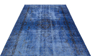 Apex Vintage Carpet Blue 18819 158 x 277 cm