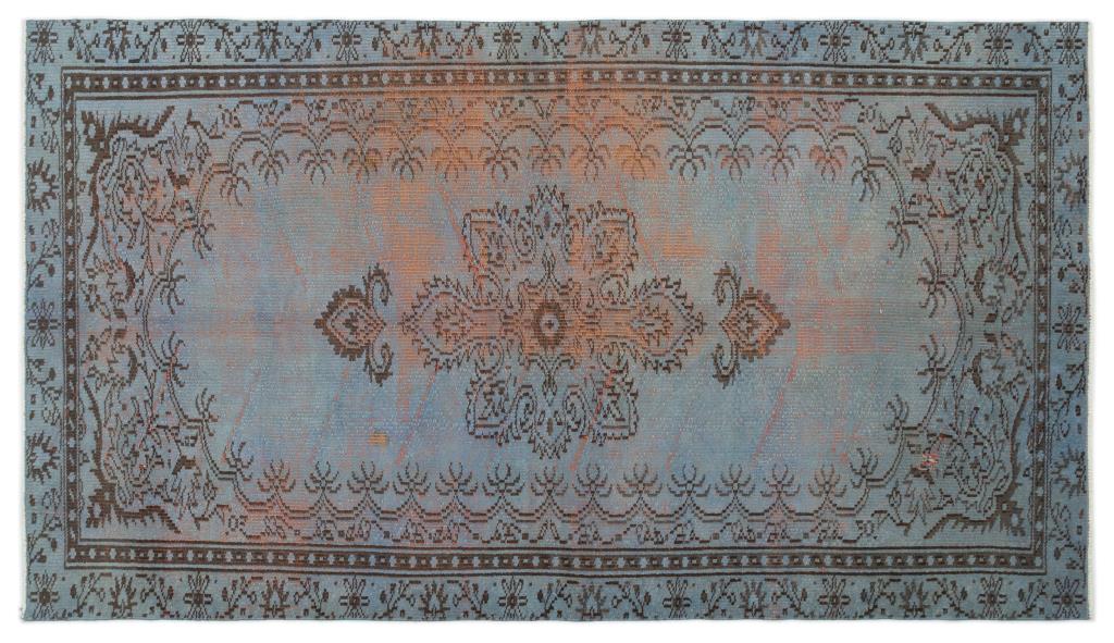 Apex Vintage Carpet Blue 19537 146 x 254 cm