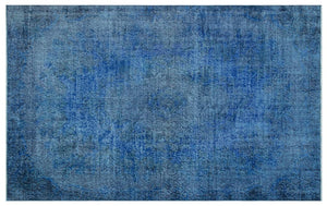 Apex Vintage Carpet Blue 23473 165 x 271 cm