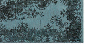 Apex Vintage Carpet Blue 23591 111 x 218 cm