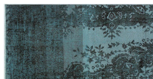 Apex Vintage Carpet Blue 23591 111 x 218 cm