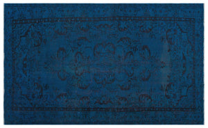 Apex Vintage Carpet Blue 23904 162 x 270 cm