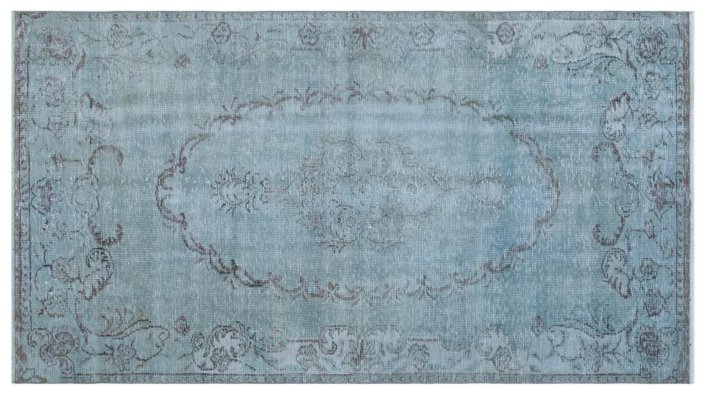 Apex Vintage Carpet Blue 25766 150 x 274 cm