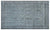 Apex Vintage Carpet Blue 25860 167 x 285 cm