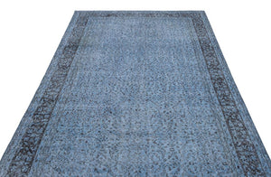 Apex Vintage Carpet Blue 27059 177 x 315 cm