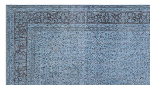 Apex Vintage Carpet Blue 27059 177 x 315 cm