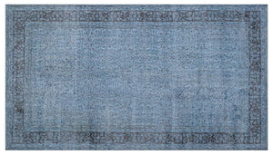 Apex Vintage Carpet Blue 27059 177 x 315 cm