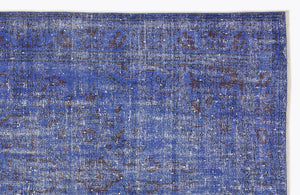 Apex Vintage Carpet Blue 7284 151 x 280 cm