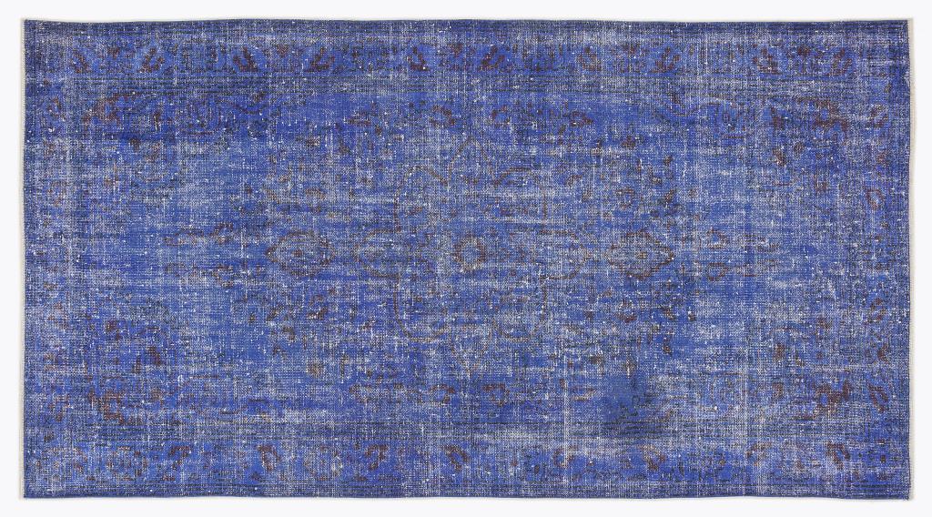 Apex Vintage Carpet Blue 7284 151 x 280 cm