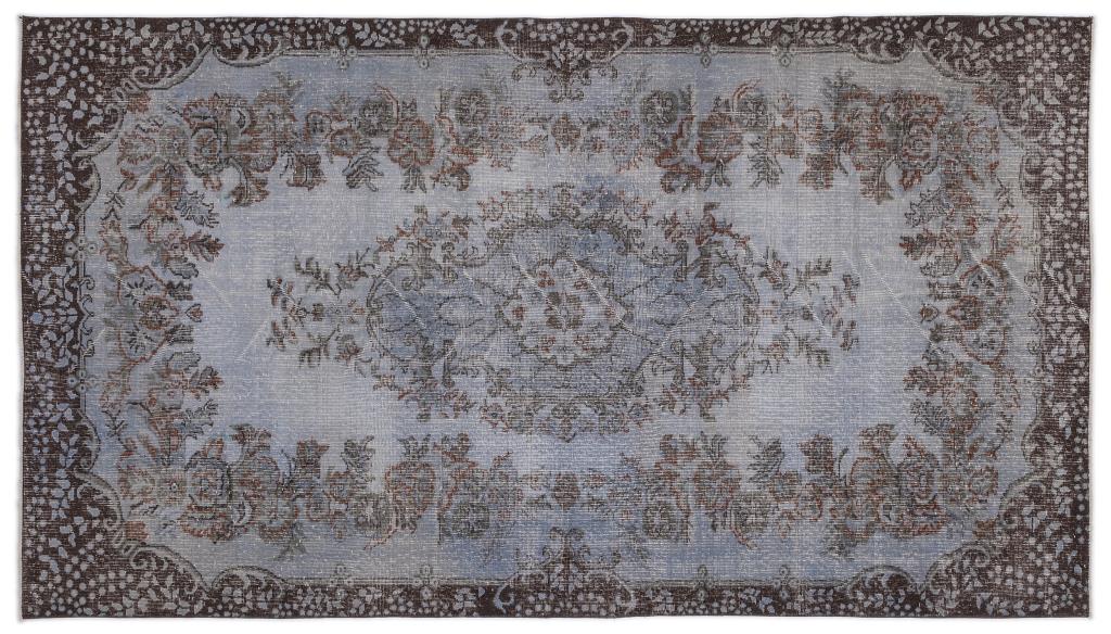Apex Vintage Carpet Blue 8560 170 x 304 cm