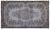 Apex Vintage Carpet Blue 8560 170 x 304 cm