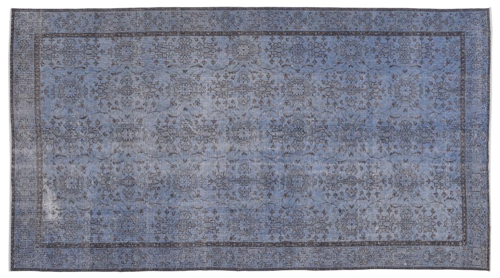 Apex Vintage Carpet Blue 8675 168 x 312 cm