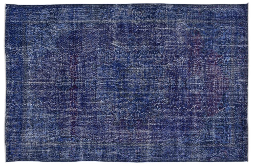 Apex Vintage Carpet Blue 9044 193 x 300 cm