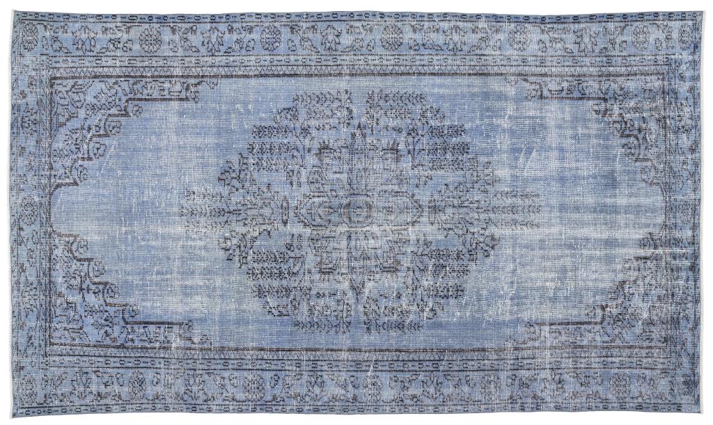 Apex Vintage Carpet Blue 9896 166 x 289 cm