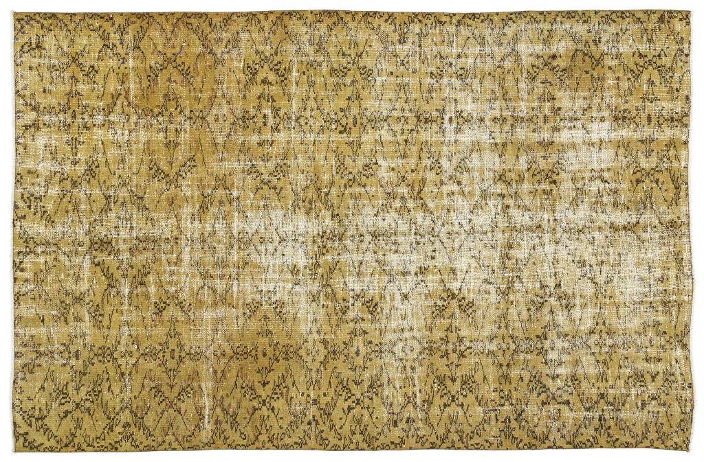 Apex Vintage Carpet Yellow 10028 178 x 261 cm