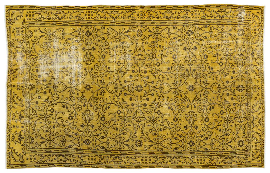 Apex Vintage Carpet Yellow 10902 176 x 284 cm