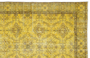 Apex Vintage Carpet Yellow 10999 153 x 279 cm
