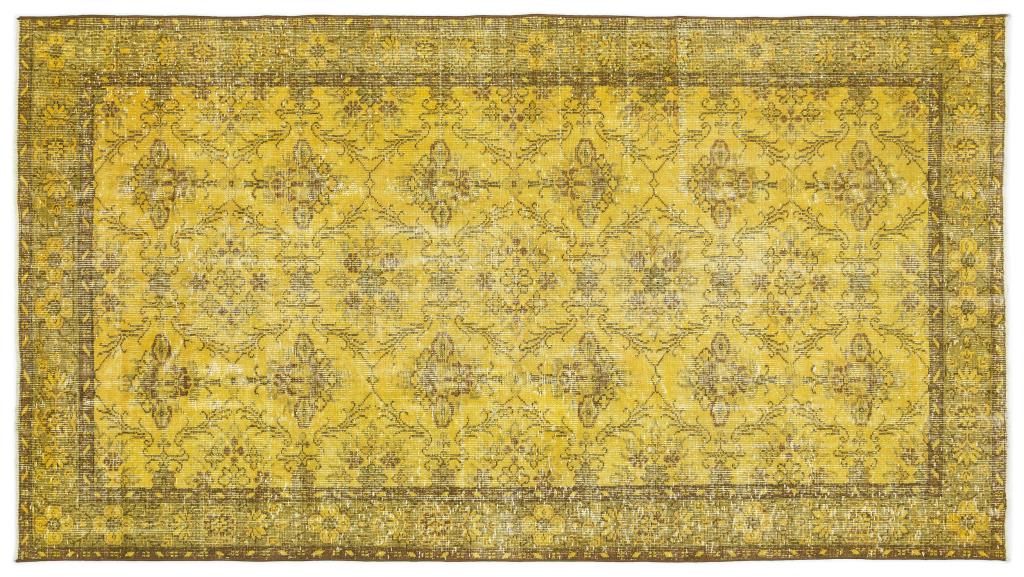 Apex Vintage Carpet Yellow 10999 153 x 279 cm