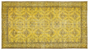 Apex Vintage Carpet Yellow 10999 153 x 279 cm