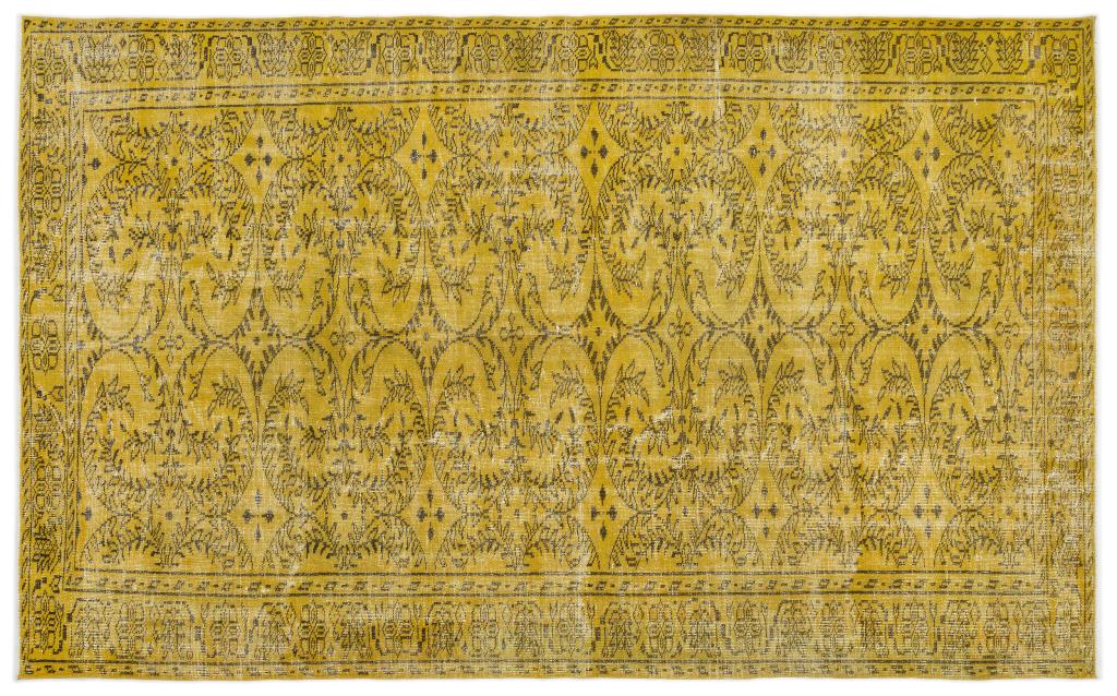 Apex Vintage Carpet Yellow 13308 175 x 285 cm