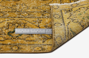 Apex Vintage Carpet Yellow 13634 165 x 264 cm