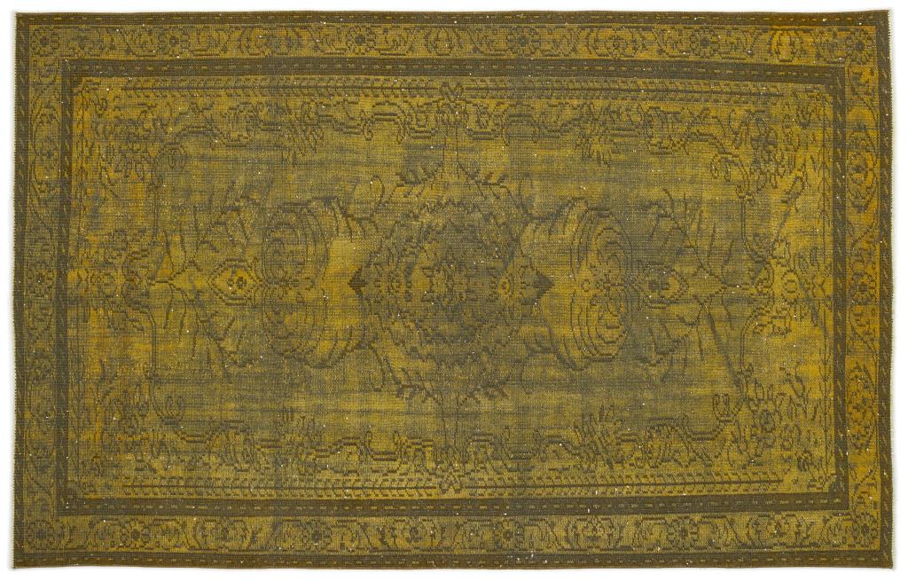 Apex Vintage Carpet Yellow 13670 172 x 274 cm