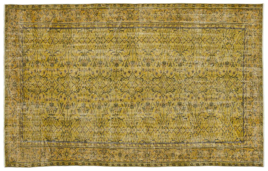 Apex Vintage Carpet Yellow 14002 173 x 280 cm