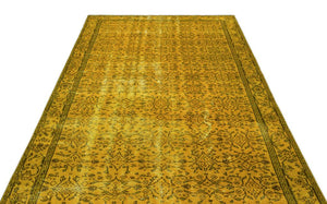 Apex Vintage Carpet Yellow 18592 169 x 302 cm